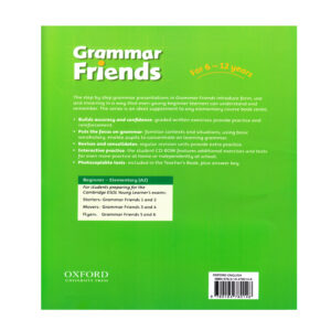 کتاب Grammar Friends 3 اثر Eileen Flannigan انتشارات الوند پویان