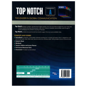 کتاب  top notch fundamentals a اثر JOAN SASLOW & ALLEN ASCHER انتشارات زبان مهر